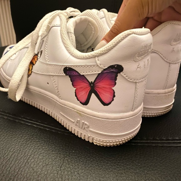 Drip Creationz Butterfly Effect Nike AF1s - Size 7.5 - Picture 5 of 8